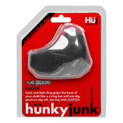 Hünkyjunk - Clutch Cock & Ball Sling - Black Tar-Laced-up.nl