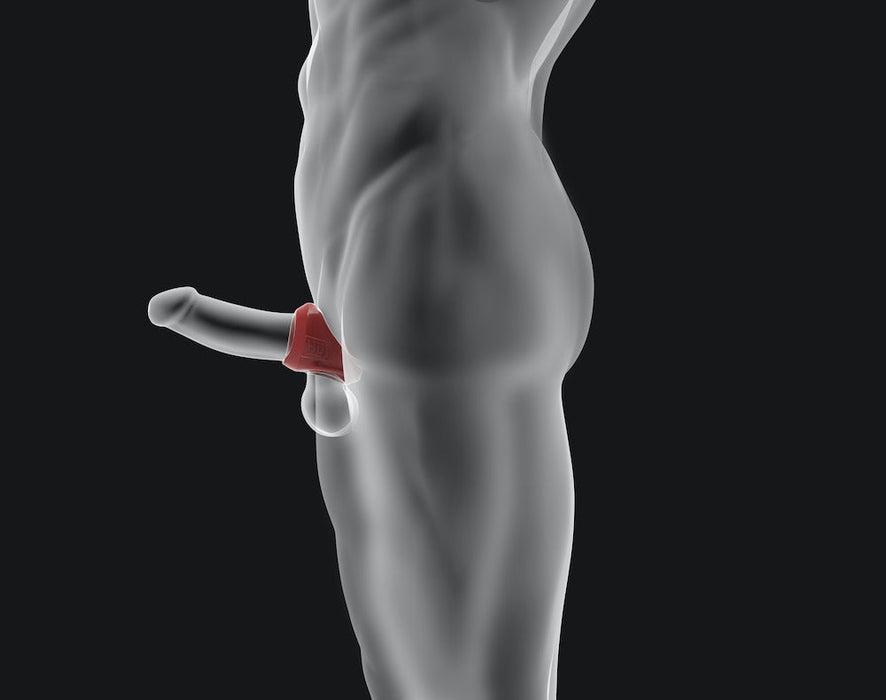 Hünkyjunk - Clutch Cock & Ball Sling - Black Tar-Laced-up.nl