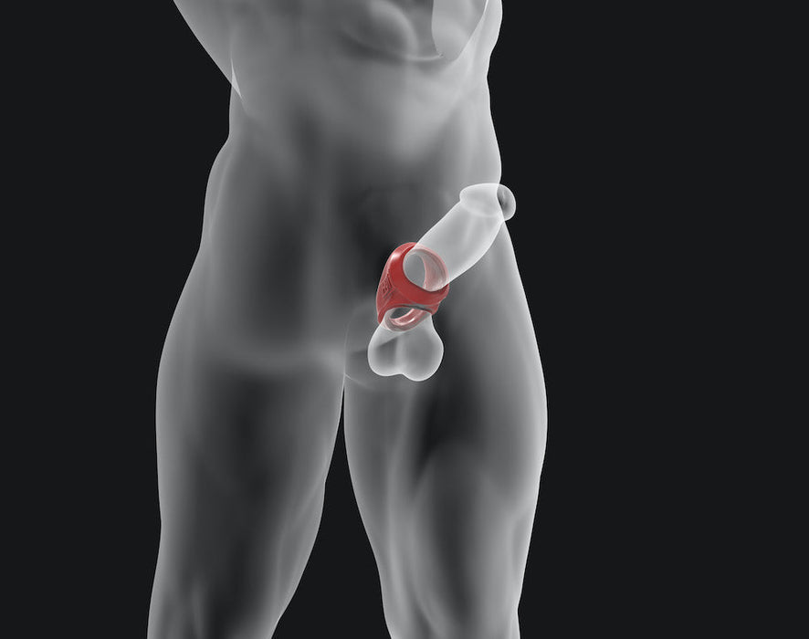 Hünkyjunk - Clutch Cock & Ball Sling - Black Tar-Laced-up.nl