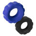 Hünkyjunk - Cog Ring - Set 2 Cockringen - Blauw/Zwart-Laced-up.nl