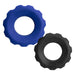 Hünkyjunk - Cog Ring - Set 2 Cockringen - Blauw/Zwart-Laced-up.nl