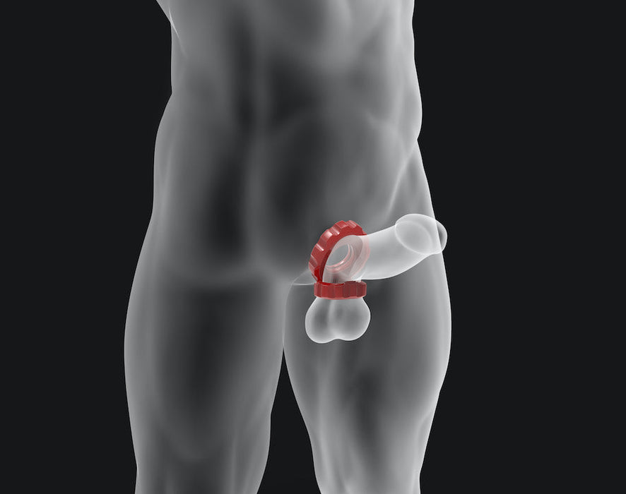 Hünkyjunk - Cog Ring - Set 2 Cockringen - Zwart/Grijs-Laced-up.nl