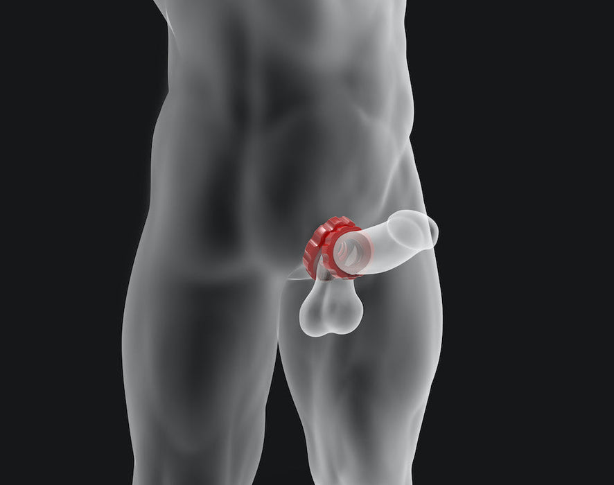 Hünkyjunk - Cog Ring - Set 2 Cockringen - Zwart/Grijs-Laced-up.nl