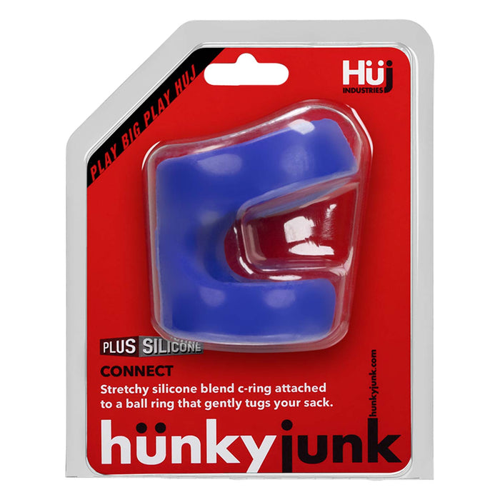 Hünkyjunk - Connect - Penis & Balzak Tugger Ring - Blauw-Laced-up.nl