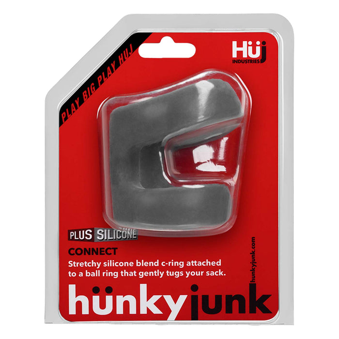 Hünkyjunk - Connect - Penis & Balzak Tugger Ring - Grijs-Laced-up.nl