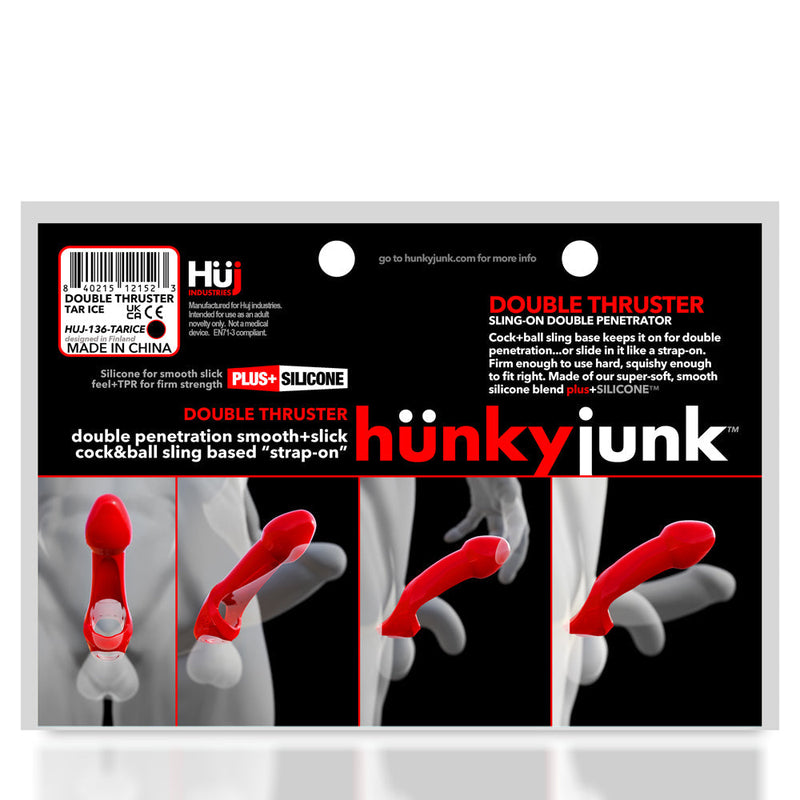 Hünkyjunk - Double Thruster Penetrator - Tar Ice-Laced-up.nl