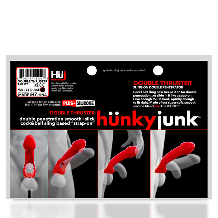 Hünkyjunk - Double Thruster Penetrator - Penis Sleeve - Paars-Laced-up.nl