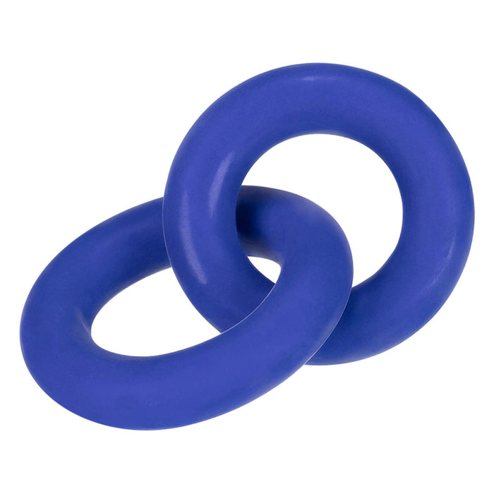 Hünkyjunk - Duo-Linked - Cock & Ball Ringen - Blauw-Laced-up.nl