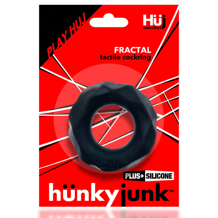 Hünkyjunk - Fractal Cockring - Tar Ice-Laced-up.nl