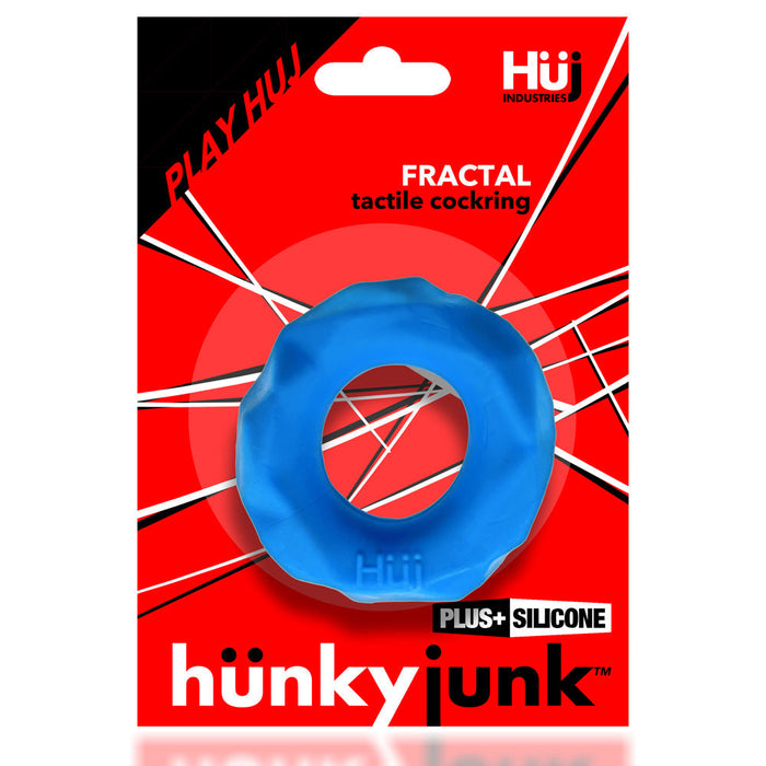 Hünkyjunk - Fractal Cockring - Teal Ice-Laced-up.nl