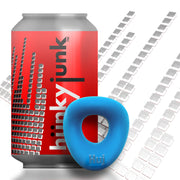 Hünkyjunk - Form - Gebogen Cockring - Blauw-Laced-up.nl