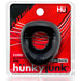 Hünkyjunk - Form - Gebogen Cockring - Zwart-Laced-up.nl