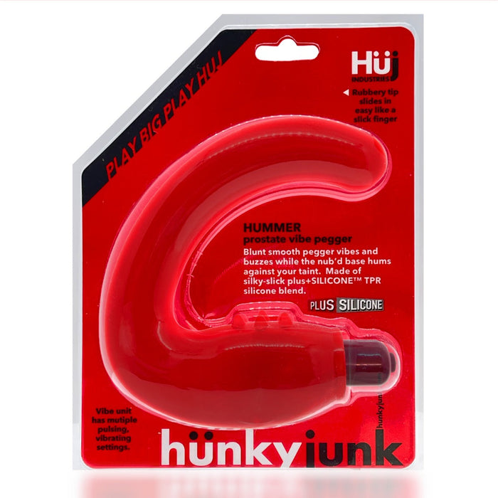 Hünkyjunk - Hummer Prostate Vibe Pegger - Neon Pink-Laced-up.nl