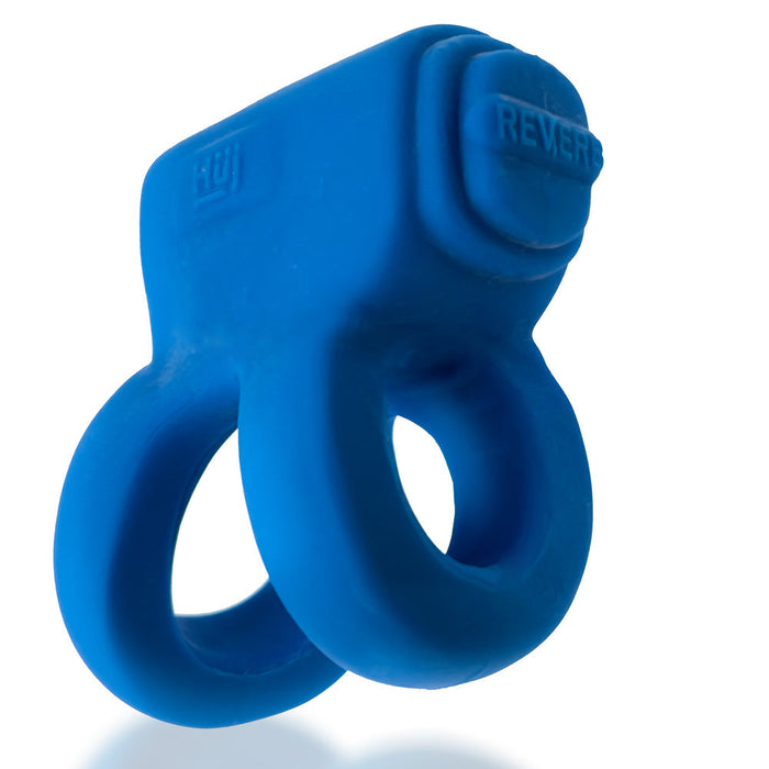 Hünkyjunk - Revhammer - Vibrerende Cockring en Schachtring - Blauw-Laced-up.nl