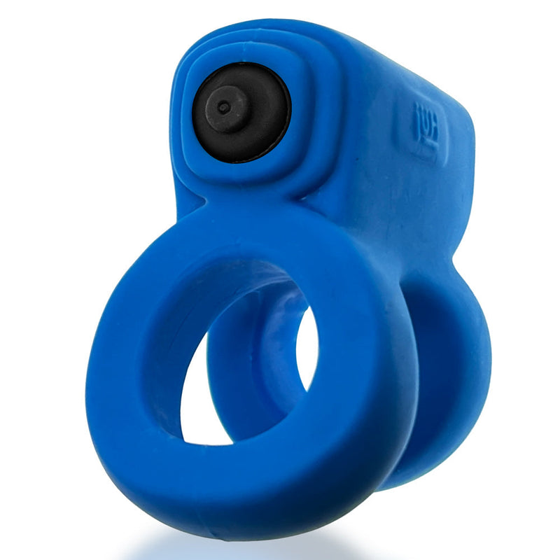 Hünkyjunk - Revhammer - Vibrerende Cockring en Schachtring - Blauw-Laced-up.nl