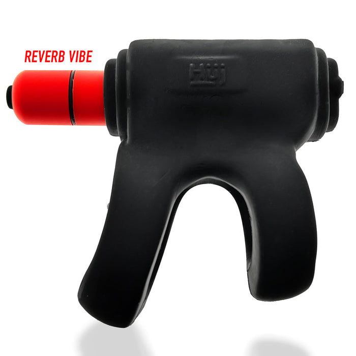 Hünkyjunk - Revhammer - Vibrerende Cockring en Schachtring - Zwart-Laced-up.nl