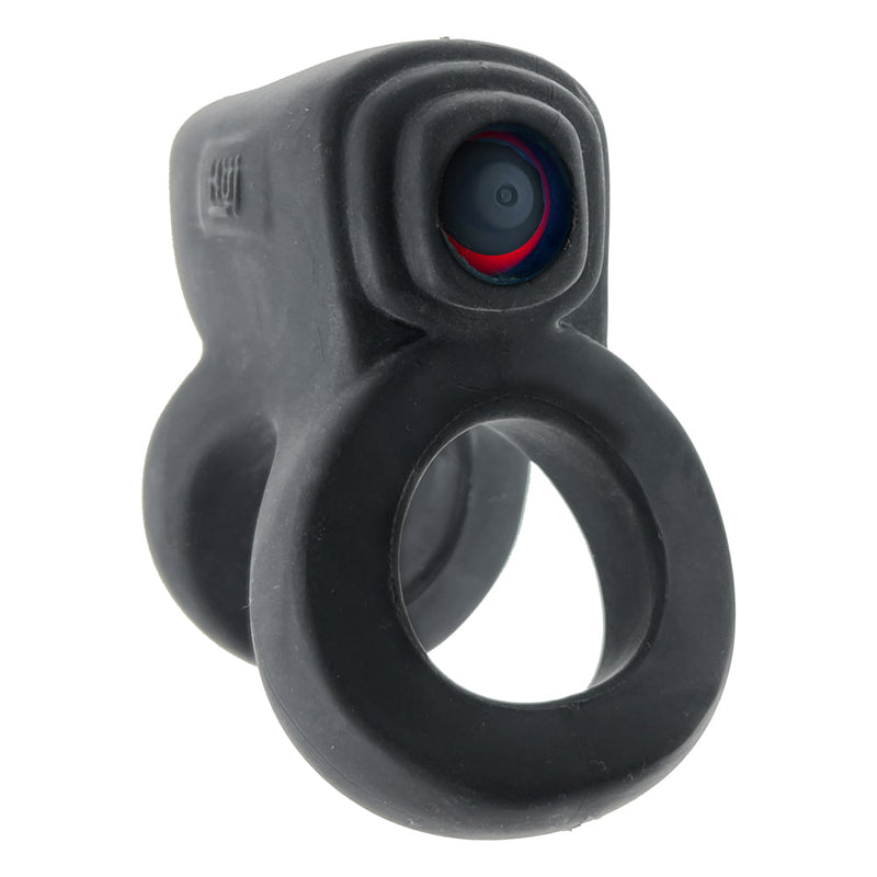 Hünkyjunk - Revhammer - Vibrerende Cockring en Schachtring - Zwart-Laced-up.nl