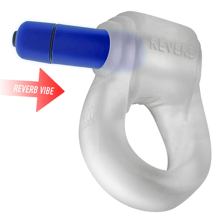 Hünkyjunk - Revring - Vibrerende Cockring - Transparant-Laced-up.nl