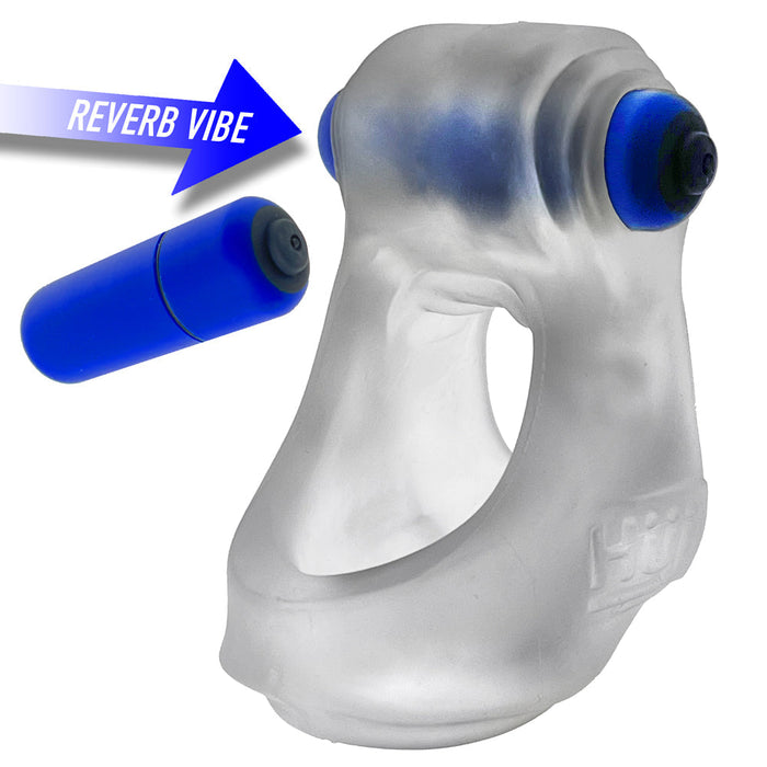 Hünkyjunk - Revsling - Vibrerende Cocksling - Transparant-Laced-up.nl