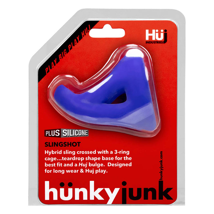 Hünkyjunk - Slingshot Cocksling - Blauw-Laced-up.nl