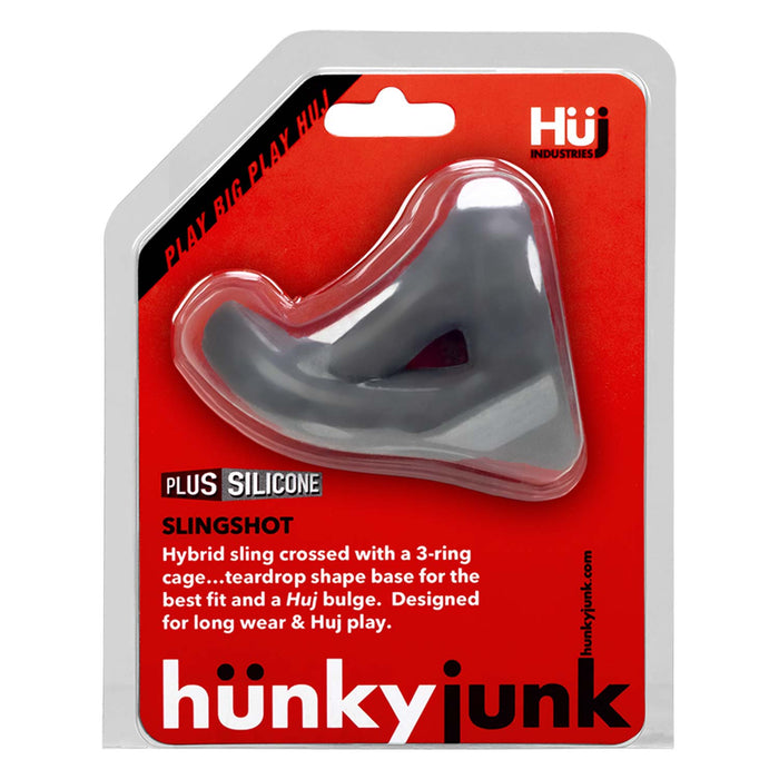 Hünkyjunk - Slingshot - Cocksling - Grijs-Laced-up.nl