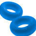 Hünkyjunk - Stiffy - Cockring - 2 stuks - Blauw-Laced-up.nl