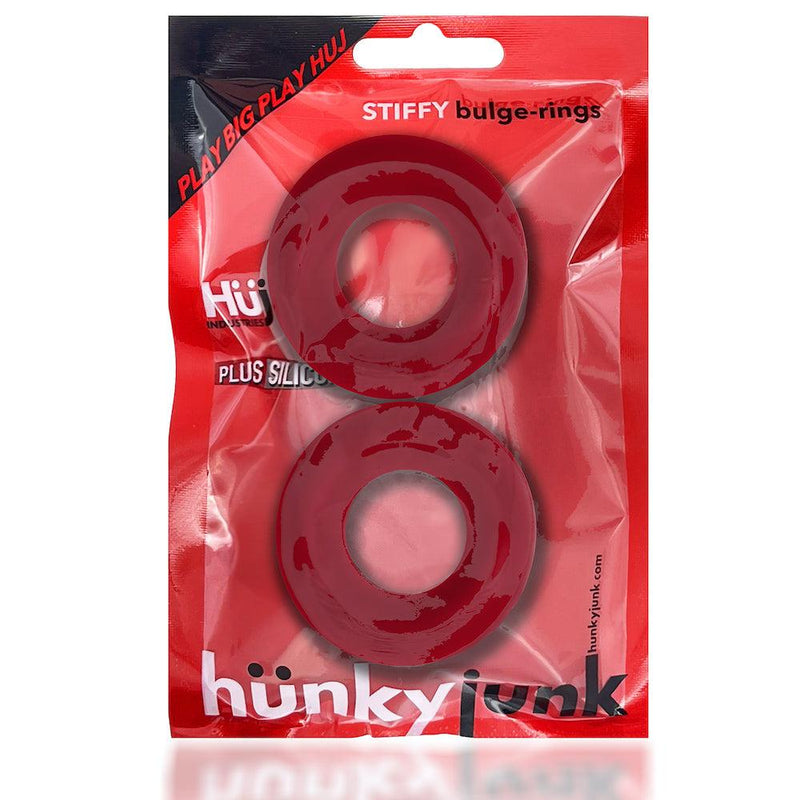 Hünkyjunk - Stiffy - Cockring - 2 stuks - Cherry Ice-Laced-up.nl