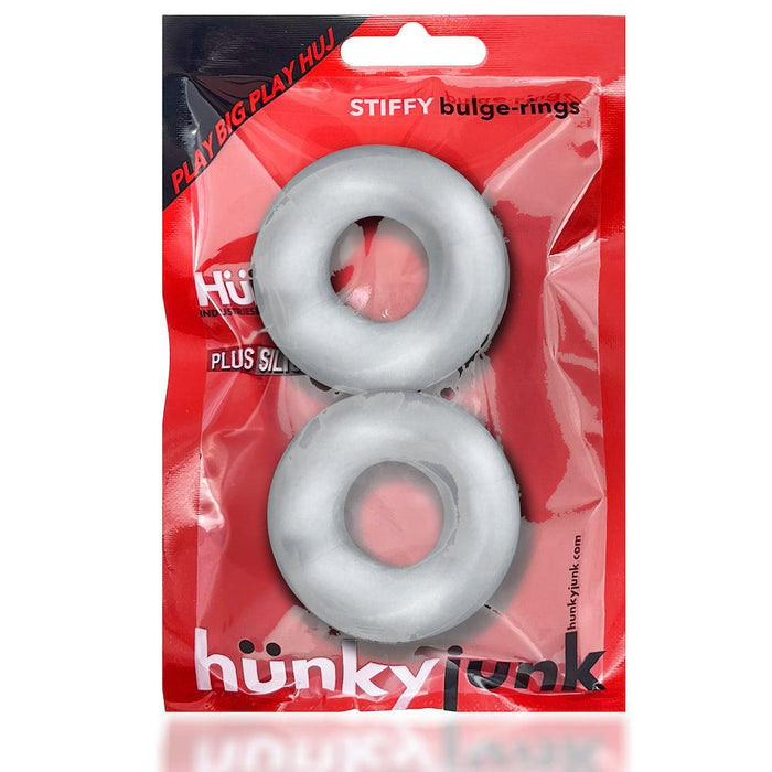 Hünkyjunk - Stiffy - Cockring - 2 stuks - Transparant-Laced-up.nl