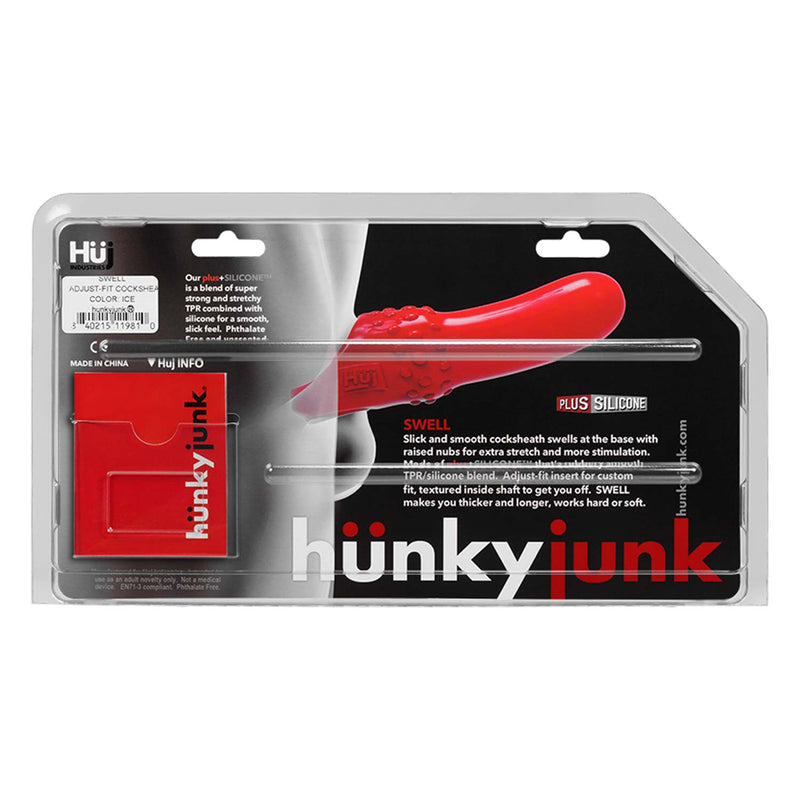 Hünkyjunk - Swell Adjust Fit - Penis Sleeve - Grijs-Laced-up.nl