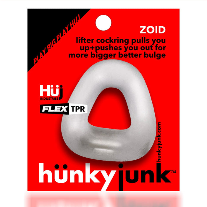 Hünkyjunk - Zoid - Trapezium Cockring - Transparant-Laced-up.nl