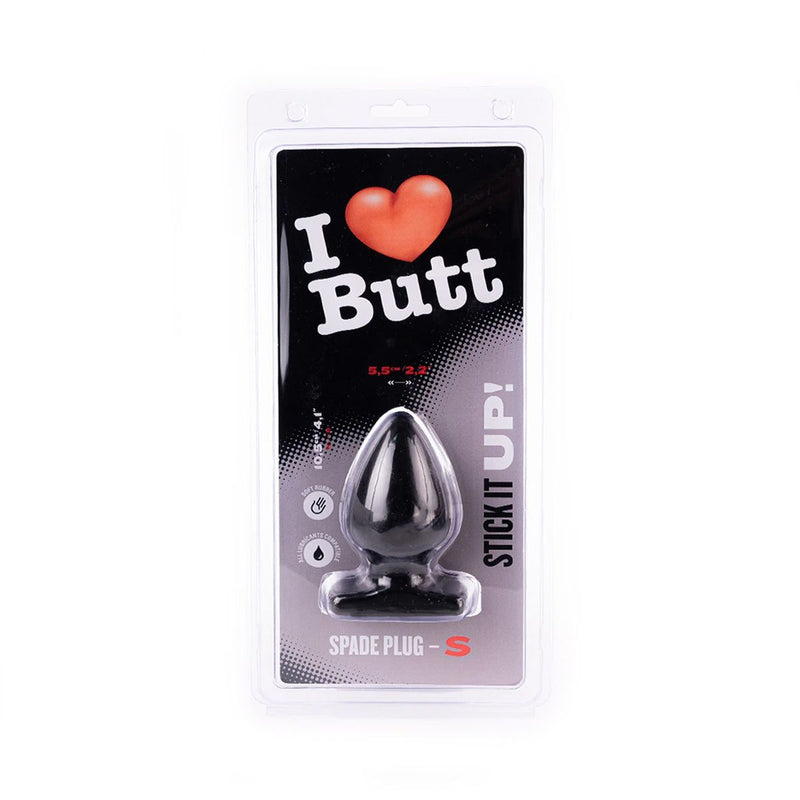 I ♥ Butt - Bolvormige Buttplug - S - Zwart-Laced-up.nl