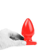 I ♥ Butt - Bolvormige Buttplug - Rood-Laced-up.nl