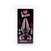 I ♥ Butt - Klassieke Buttplug - M - Zwart-Laced-up.nl