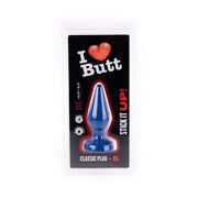 I ♥ Butt - Klassieke Buttplug - S - Blauw-Laced-up.nl
