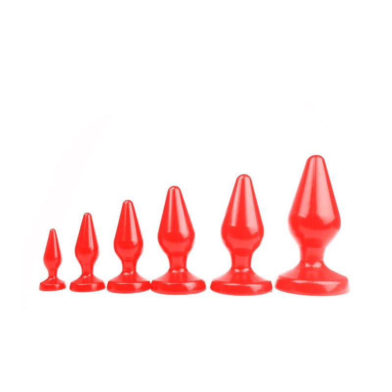 I ♥ Butt - Klassieke Buttplug - S - Rood-Laced-up.nl