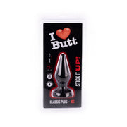 I ♥ Butt - Klassieke Buttplug - S - Zwart-Laced-up.nl