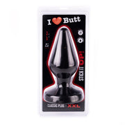I ♥ Butt - Klassieke Buttplug - XXL - Zwart-Laced-up.nl
