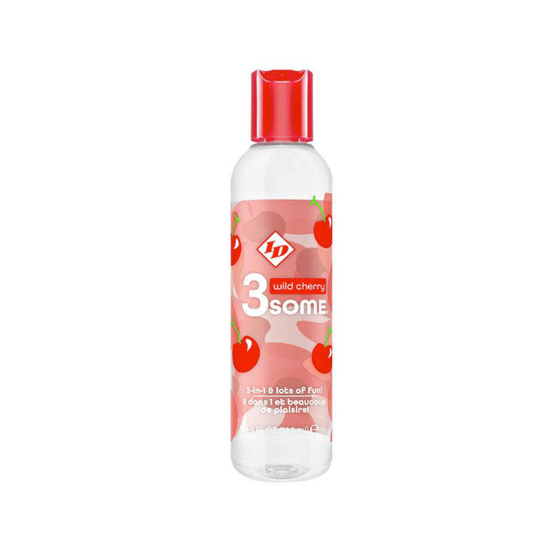 ID - 3some Wild Cherry - Glijmiddel met Smaakje - 120 ml-Laced-up.nl