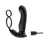 IY - Astex - Stoßender & vibrierender Prostatamassager mit Fernbedienung - Schwarz - Laced-up.nl