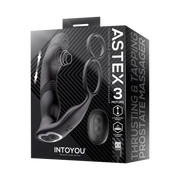 IY - Astex - Stoßender & pulsierender Prostatamassager mit Fernbedienung - Schwarz - Laced-up.nl