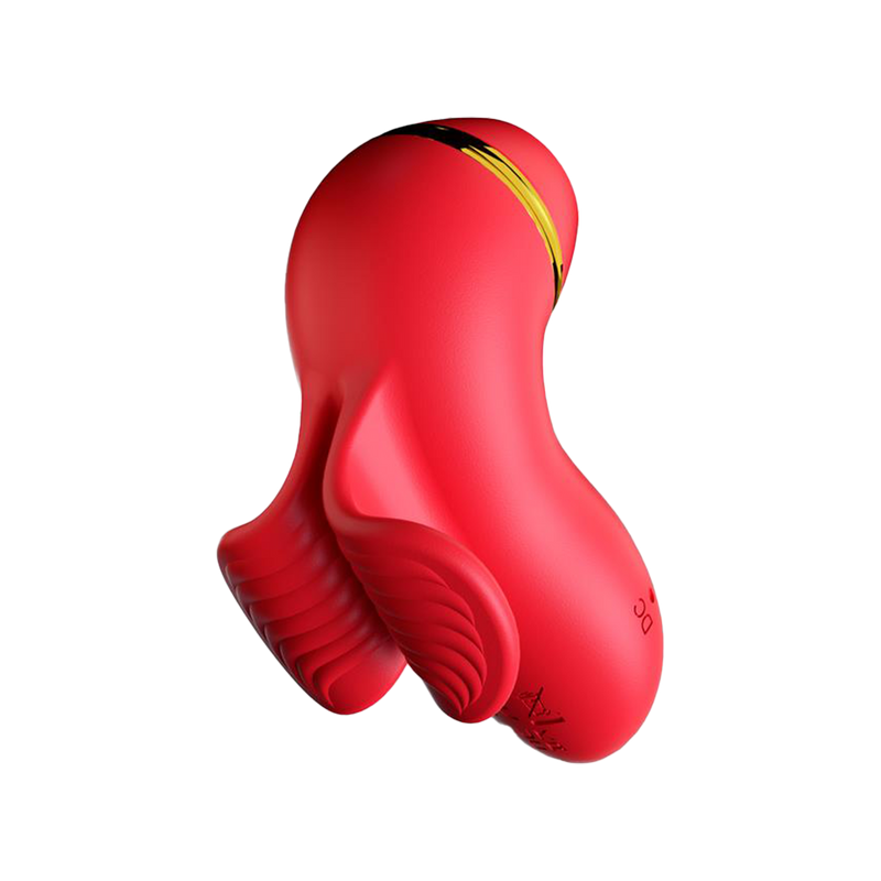IY - Beeny - Multifunctionele vibrator - Met 4 Opzetstukjes - Rood-Erotiekvoordeel.nl