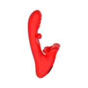 IY - Franky - Knabbelende Vibrator met Roterende Bal - Met App Control - Rood-Erotiekvoordeel.nl