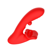 IY - Franky - Knabbelende Vibrator met Roterende Bal - Met App Control - Rood-Erotiekvoordeel.nl