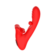 IY - Franky - Knabbelende Vibrator met Roterende Bal - Met App Control - Rood-Erotiekvoordeel.nl