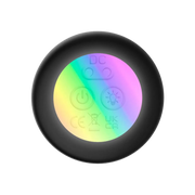 IY - Krax - Buttplug met Vibratie en Stootbeweging - Met LED-licht - Zwart-Erotiekvoordeel.nl