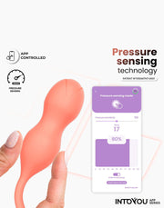 IY - Kyra - App Bediende Bekkenbodemtrainer Vaginaballetjes met Vibratie – Oranje-Erotiekvoordeel.nl