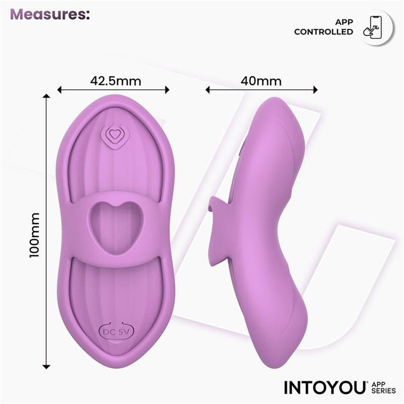 IY - Laia - Verwarmde Vingervibrator - Met App Control - Lila-Erotiekvoordeel.nl