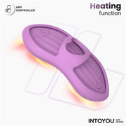 IY - Laia - Verwarmde Vingervibrator - Met App Control - Lila-Erotiekvoordeel.nl