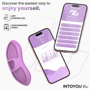 IY - Laia - Verwarmde Vingervibrator - Met App Control - Lila-Erotiekvoordeel.nl