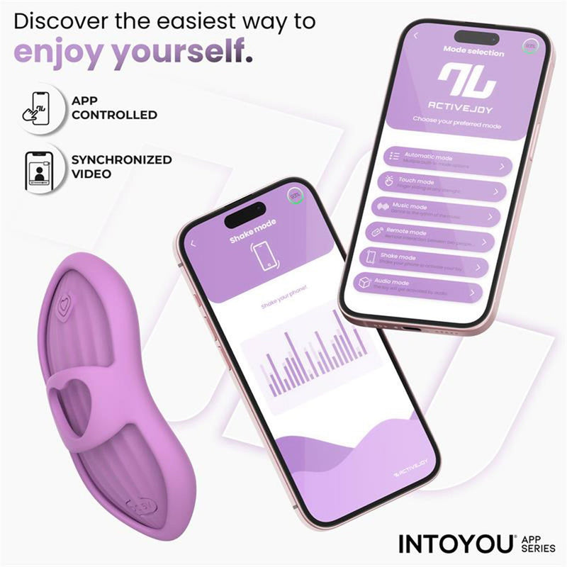 IY - Laia - Verwarmde Vingervibrator - Met App Control - Lila-Erotiekvoordeel.nl